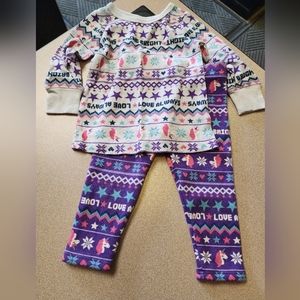 Garanimals 2 piece unicorn outfit size 12mo.